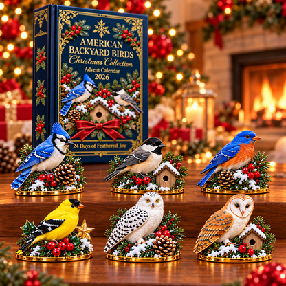 ✨24 Days of American Backyard Birds-🎁Best Gift For Your Family & Friends!
