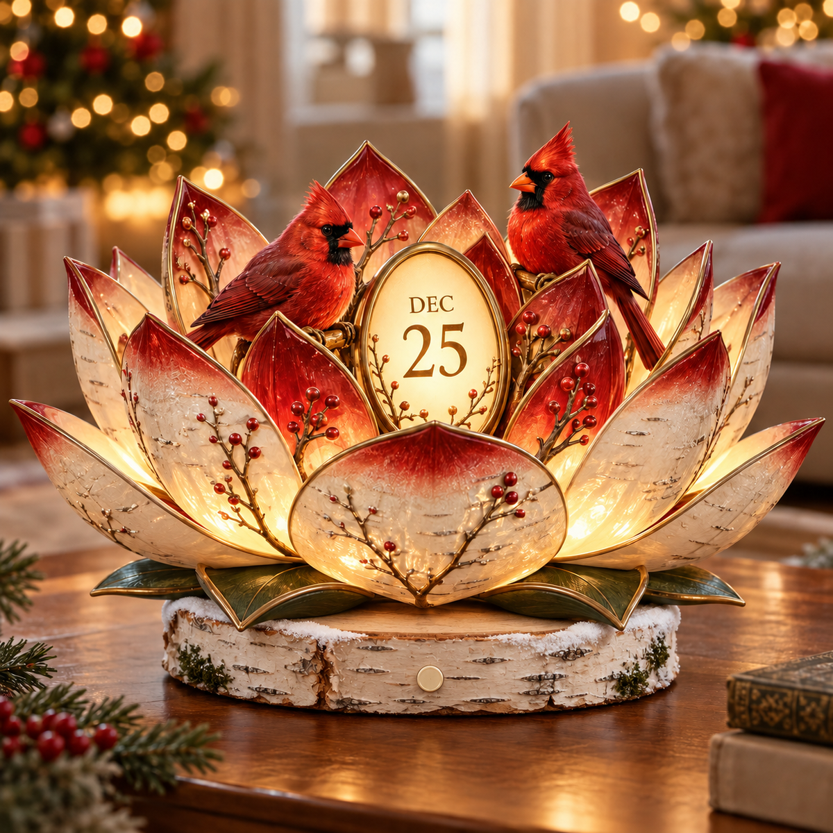 ✨Cardinal DailyBloom™ – Automatic Blooming Perpetual Calendar