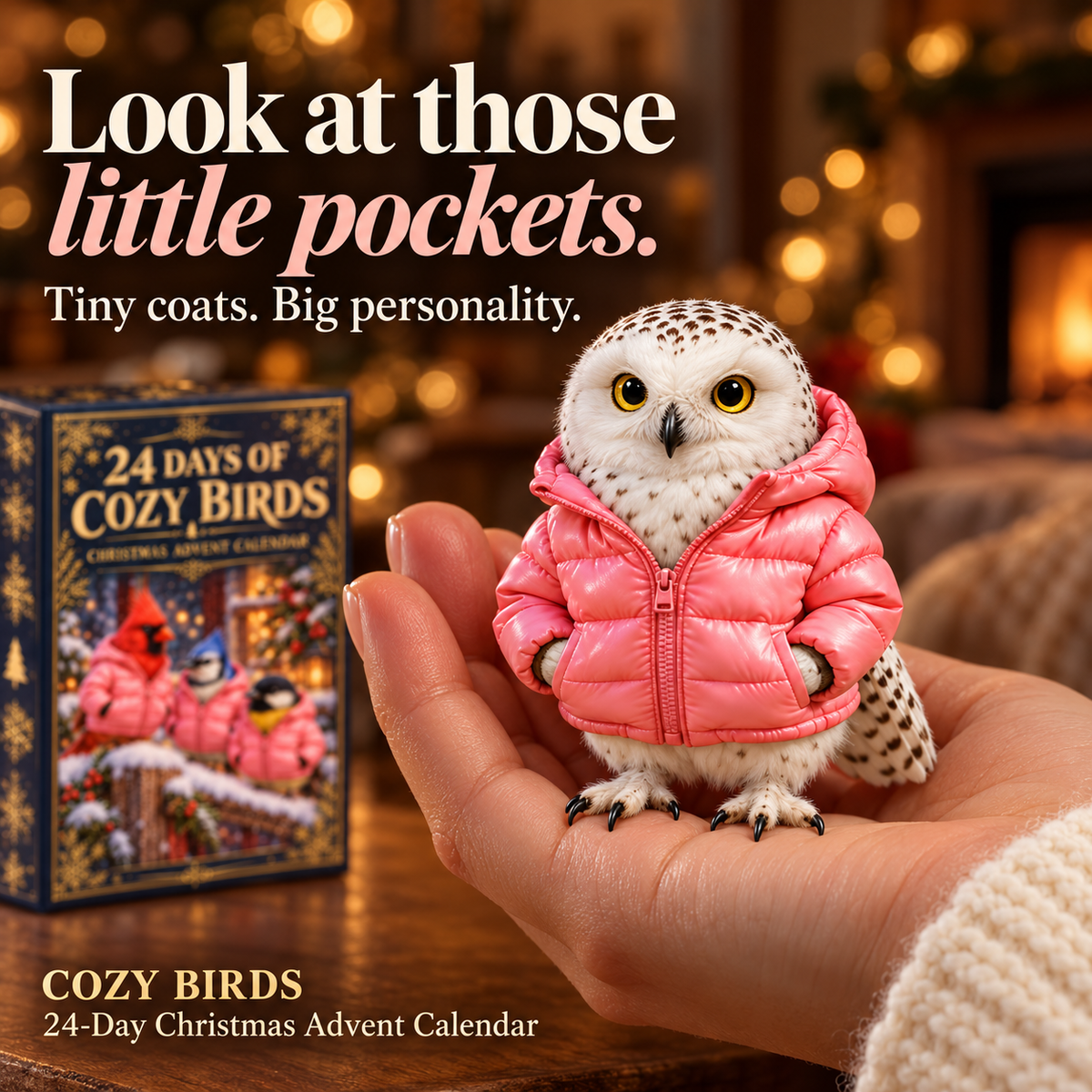 🐦🧥 Cozy Birds™ Christmas Advent Calendar – 24 Collectible Bird 😂💕