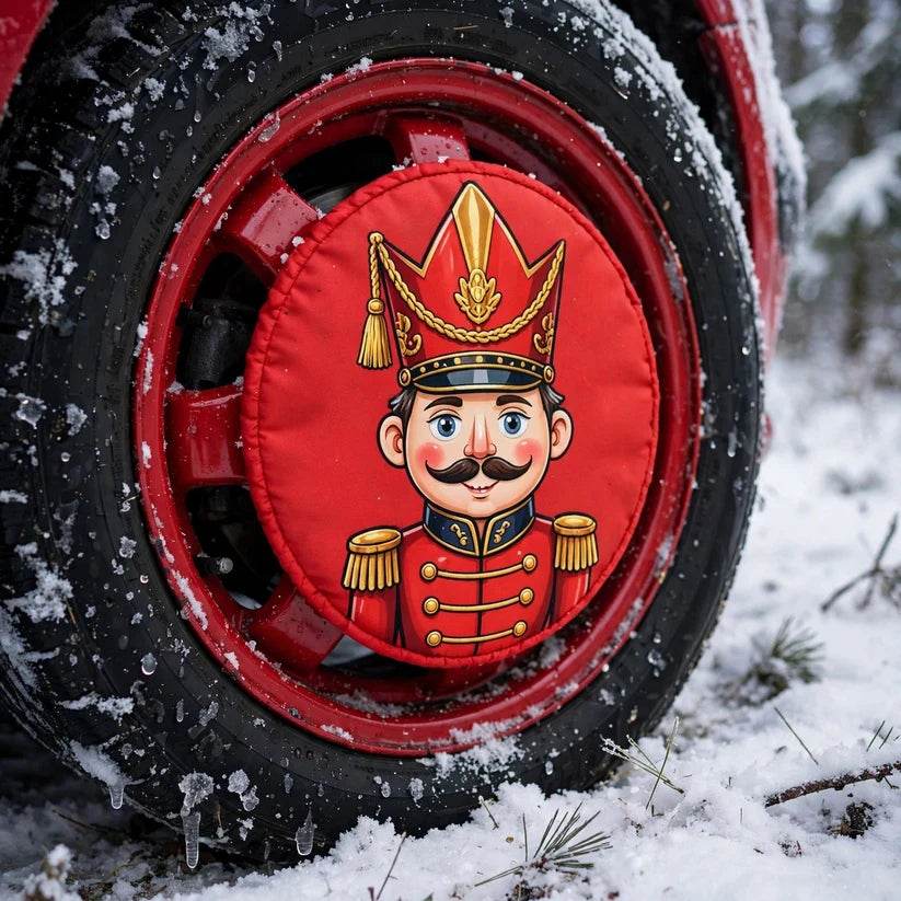 ✨Holiday Wheels™ Festive Car Wheel Cover -🚗Festive Style for Compact Cars & Small Sedans