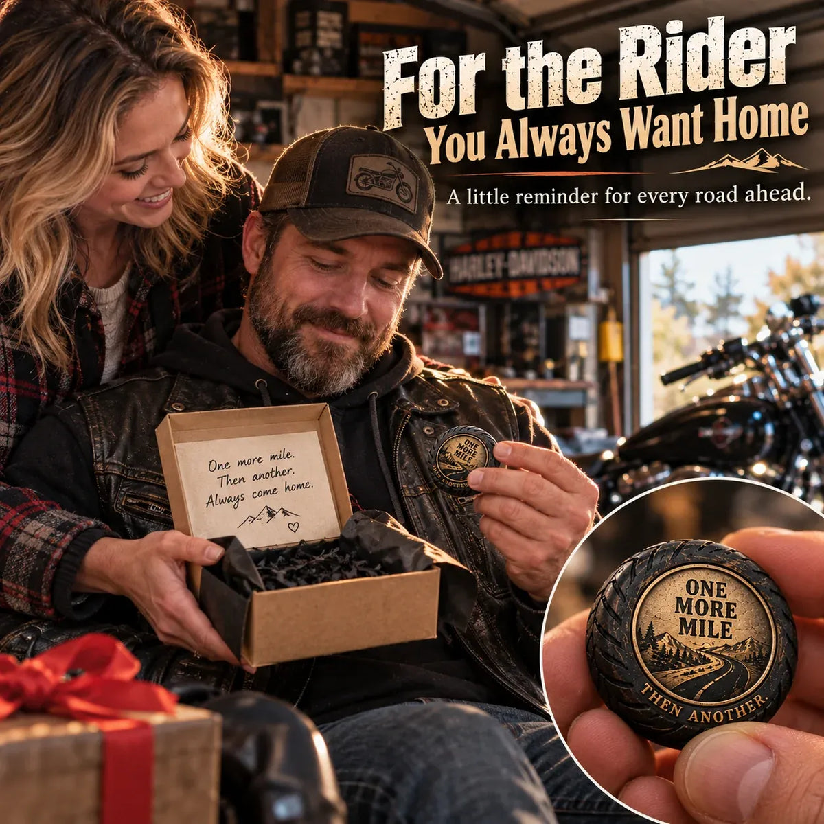 ⏰LAST DAY 50% OFF 🏍️💕 One More Mile™ Pocket Hug for Riders