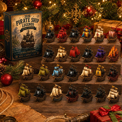 ⚓Pirate Ship Legends Advent Calendar 2026 –  Collector-Grade Miniature Ships