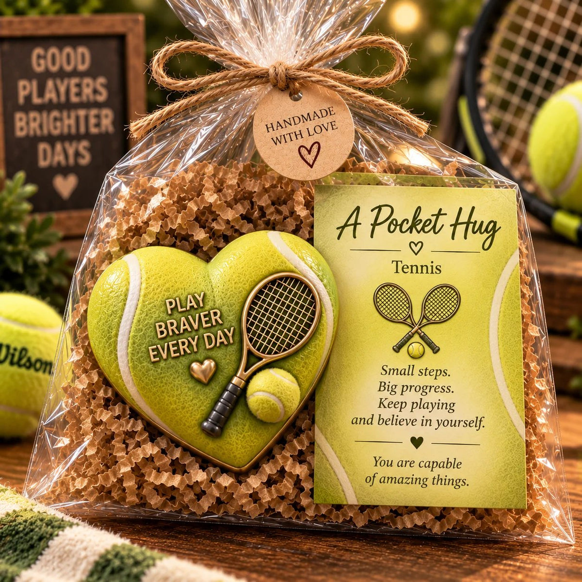 🏆 Sports Pocket Hug – Inspirational Keepsake Gift for Athletes & Sports Lovers ❤️ sports gift