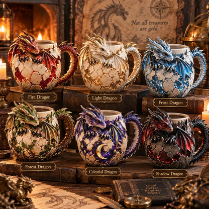 🔥😍Fantasy Dragon Mug Collection | 6 Designs with Sculpted Dragon Details☕🐉