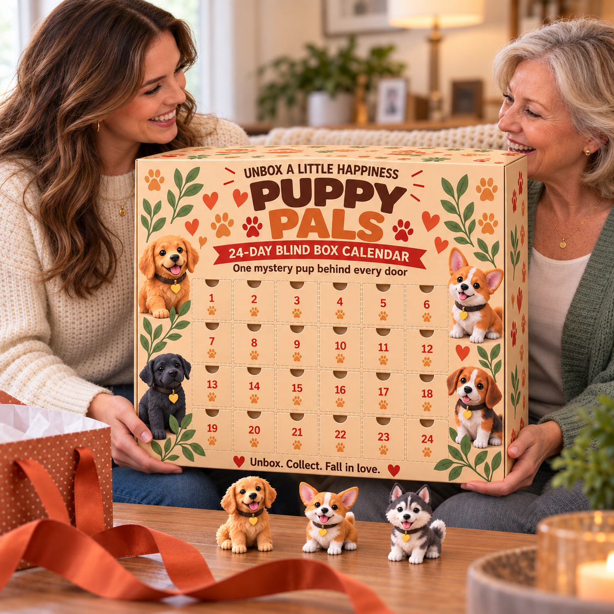 🐶 Puppy Pals™ – 24-Day Dog Advent Calendar 🎄