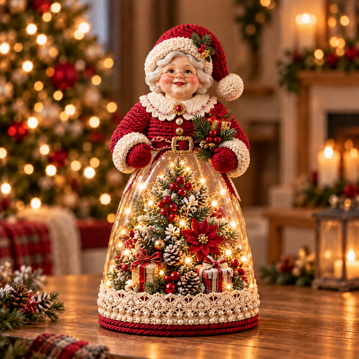 🎄 Christmas Glow – Lighted Holiday Figurine Collection