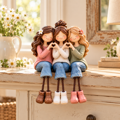 ❤️Forever Together™ Sisters & Best Friends Heart Figurine