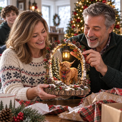 🐂🎄Christmas Woodland Glow™ – Lighted Winter Lantern Collection