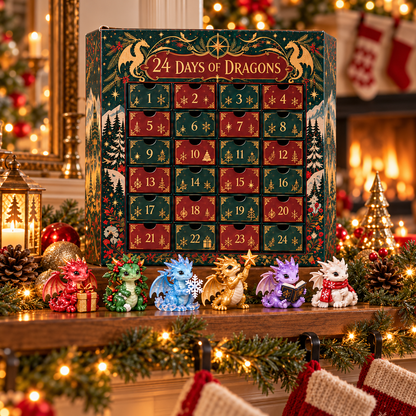🐲✨24 Days of Dragons Advent Calendar – A New Little Dragon Every Day