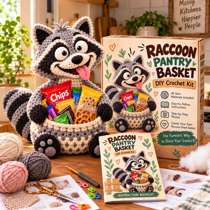 😂Quirky Crochet Animal Snack Baskets – Fun & Functional Decor