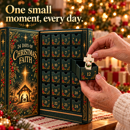 ✨✝️24 Days of Christmas Faith – Mini Cross Advent Calendar