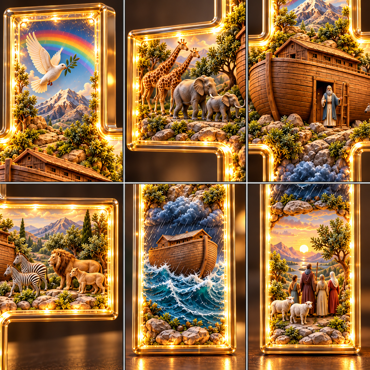 Noah’s Ark Lighted Story Cross – A Beautiful Reminder of Faith & Hope
