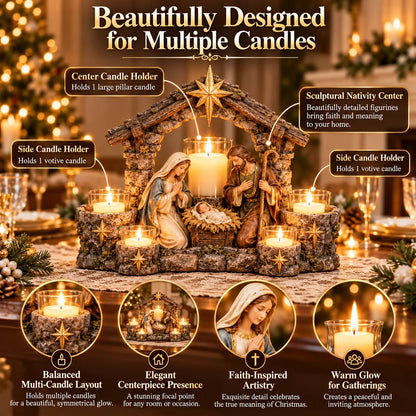 🕯️ Light of His Presence — Sacred Christian Candleholder ✝️
