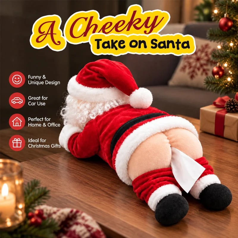 🎅 Cheeky Santa Tissue Box – A Little Christmas Mischief!