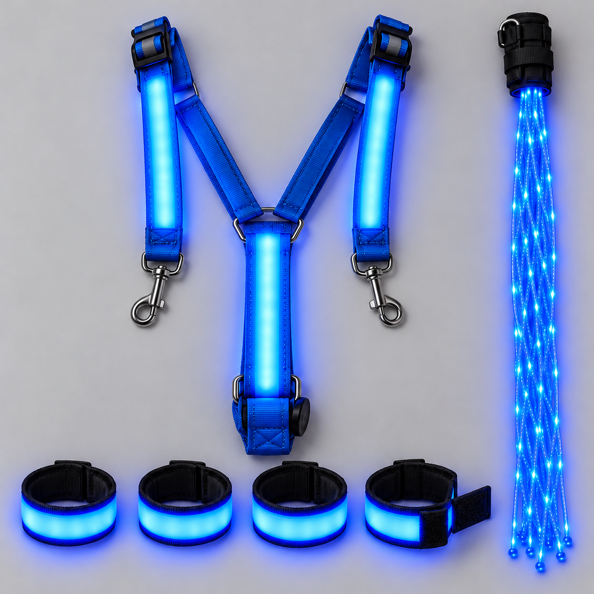🐎Full Glow LED Horse Visibility Kit-✨Don’t Let the Dark Hide Your Horse