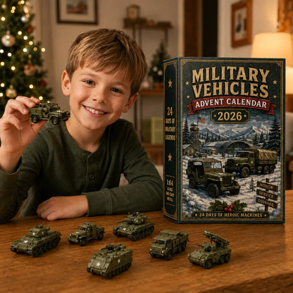 🔥😍 Calendrier de l’Avent Véhicules 2026 – 24 Miniatures 🚜🎄