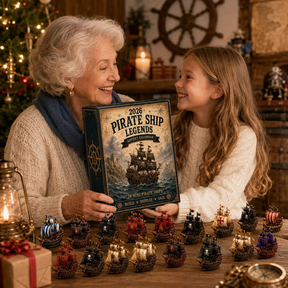 ⚓Pirate Ship Legends Advent Calendar 2026 –  Collector-Grade Miniature Ships