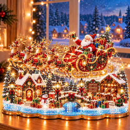 🎄Relaxing & Beginner-Friendly-❤️ DIY Christmas Village Diamond Art