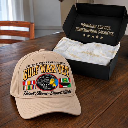 🇺🇸 Early Veterans Day Special — 60% OFF| 🏜️Gulf War Veteran Tribute Cap(🏆Honor Their Sacrifice)