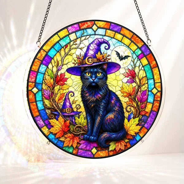 🧘Relaxing & Beginner-☀Acrylic Jigsaw Puzzle Suncatcher(✨Relaxing DIY Craft to Create Stunning Christmas Artwork)