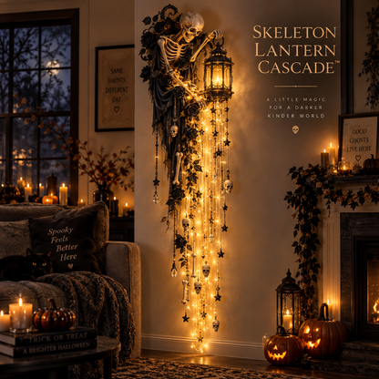 LAST DAY 49% OFF✨ Enchanted Halloween Cascade Lights | Gothic Hanging Wall Decor – 5 Styles