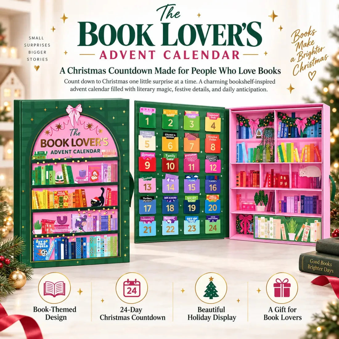 📚The Book Lover's Advent Calendar -🎁The Best Christmas Gift for Book Lovers