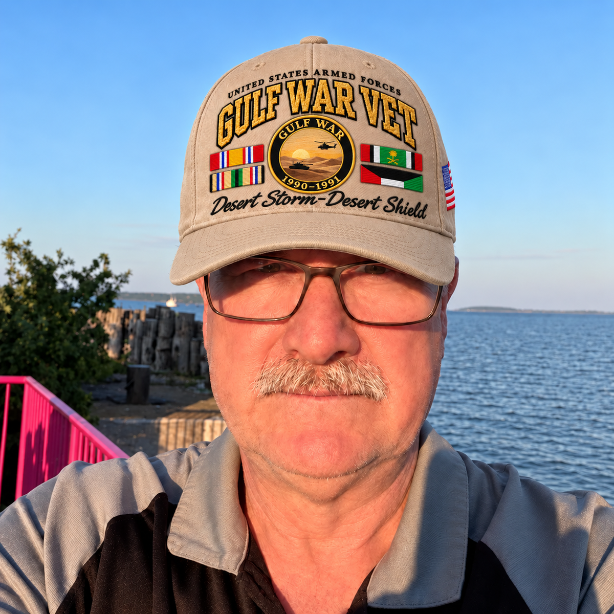 🏆Last Day Promo: 50% OFF! 🏜️Gulf War Veteran Tribute Cap🏆Honor Their Sacrifice
