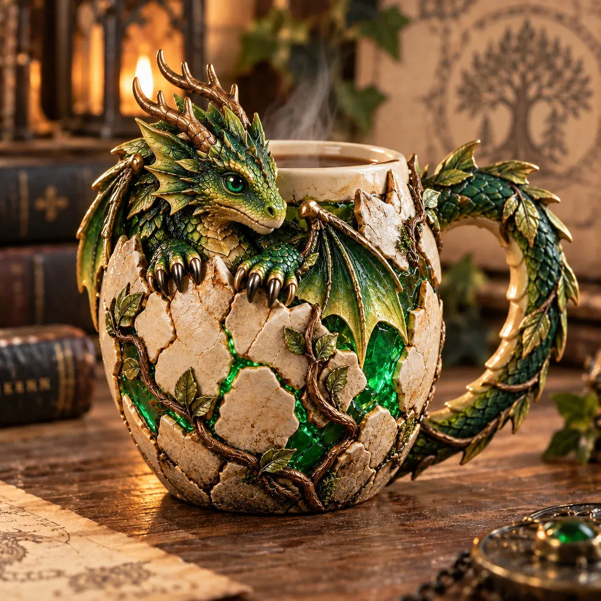 🔥😍Fantasy Dragon Mug Collection | 6 Designs with Sculpted Dragon Details☕🐉