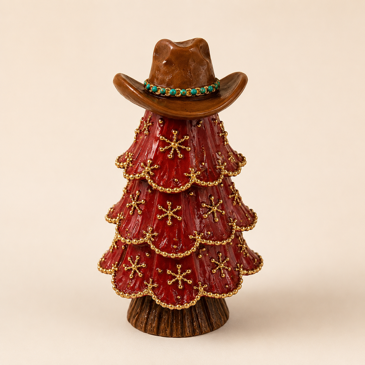 Figuritas de vaqueros de estilo navideño para el árbol