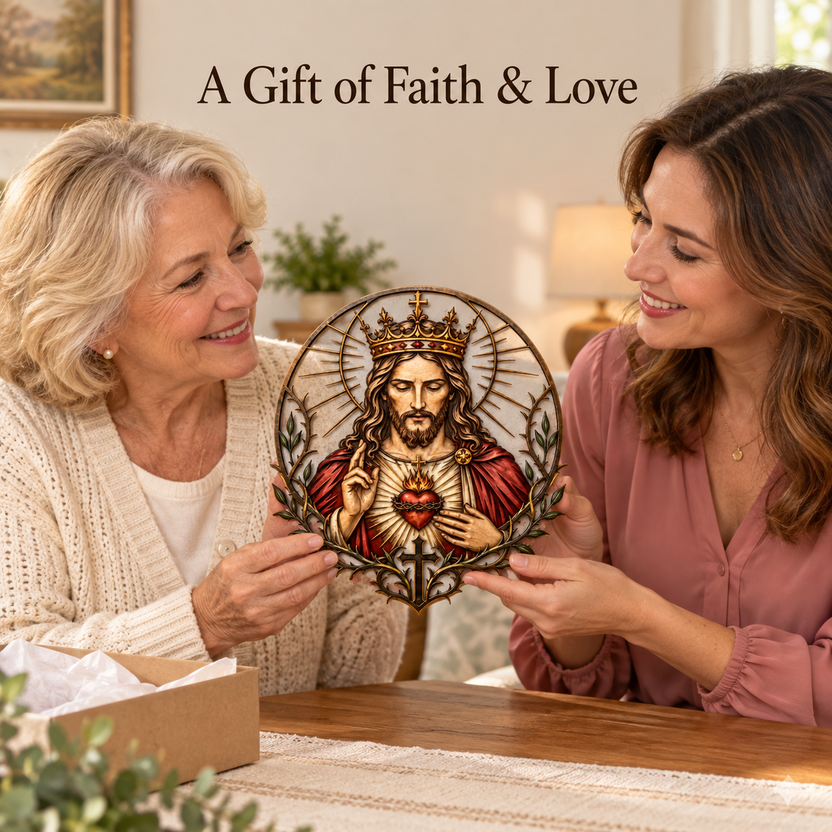 ✝️🙏Sacred Heart of Jesus Metal Wall Art