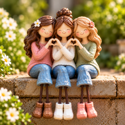 ❤️Forever Together™ Sisters & Best Friends Heart Figurine