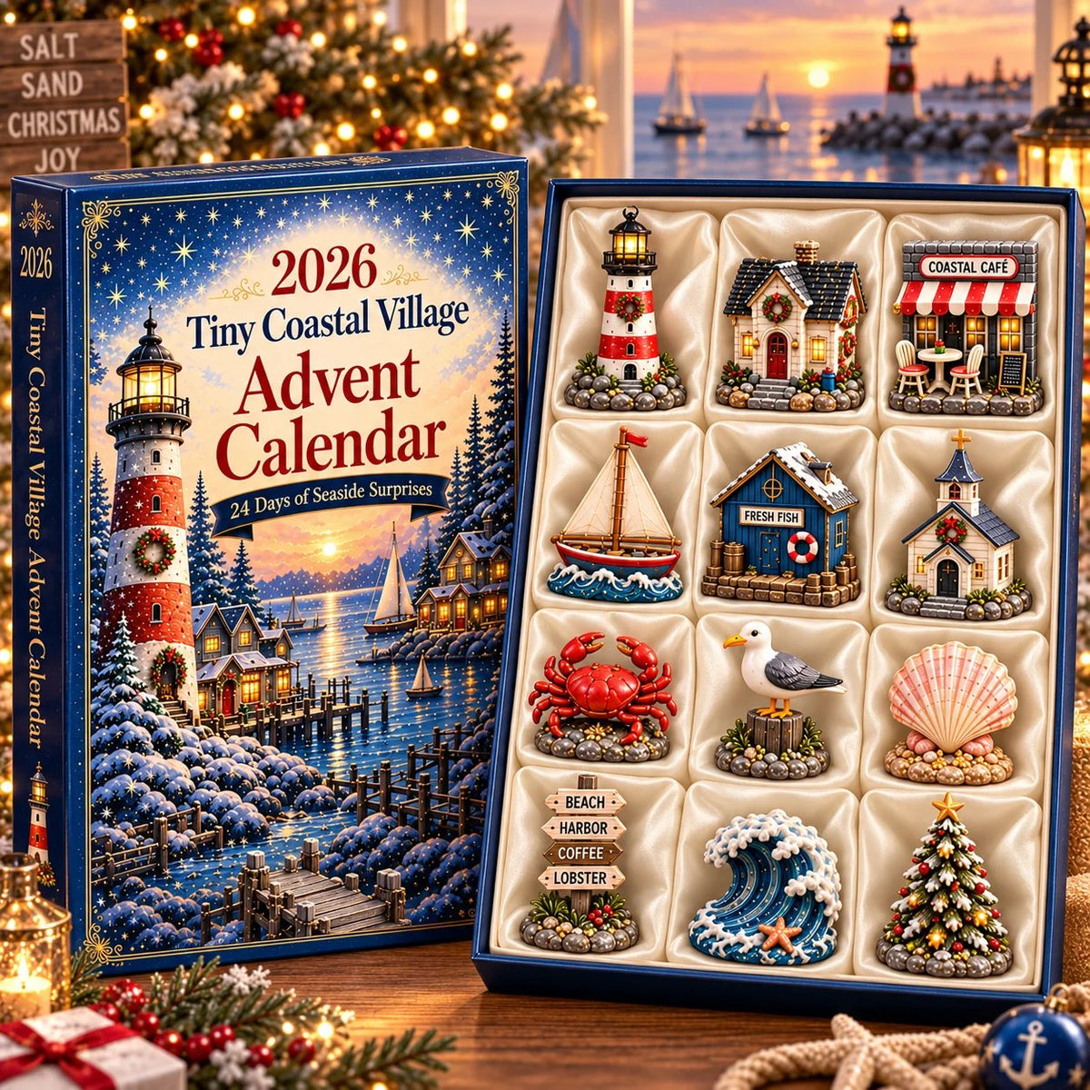 🌅Tiny Coastal Village Advent Calendar 2026