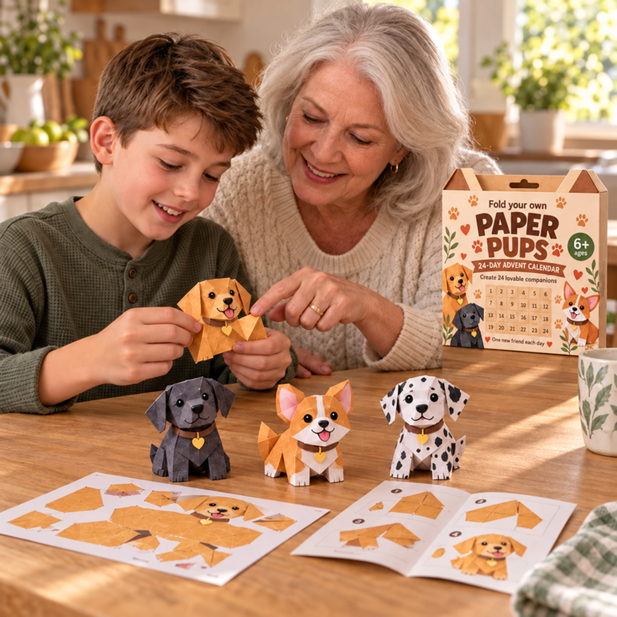 🎃3D DIY Dog Paper-💕Step-by-Step Guide Included
