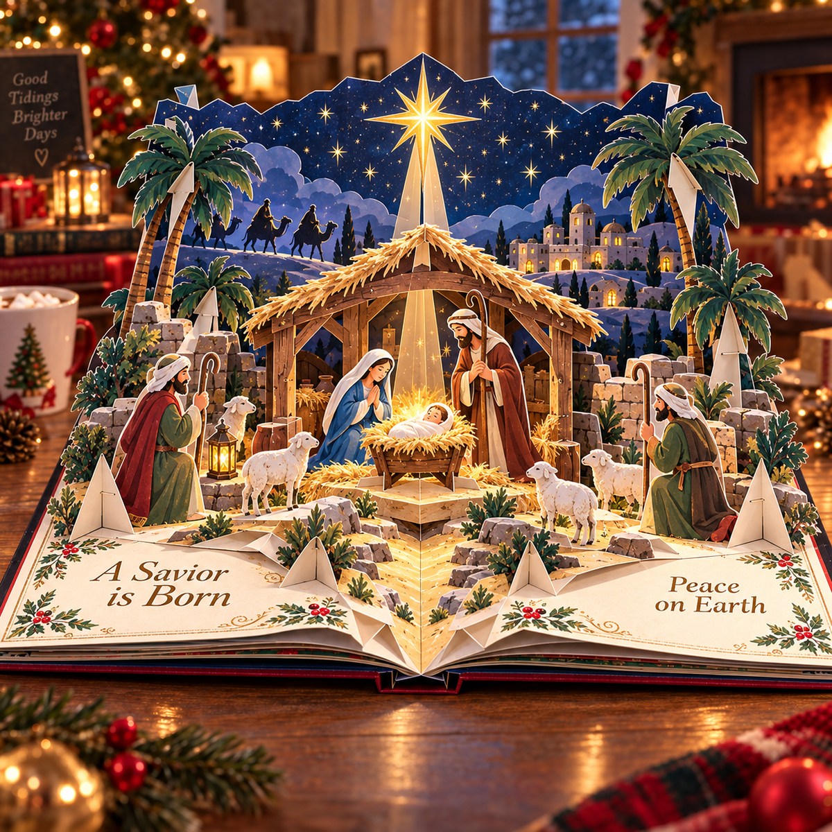 🎄Christmas Wonder Tales™ 3D Pop-Up Storybook-🎁The perfect Christmas gift for your little ones