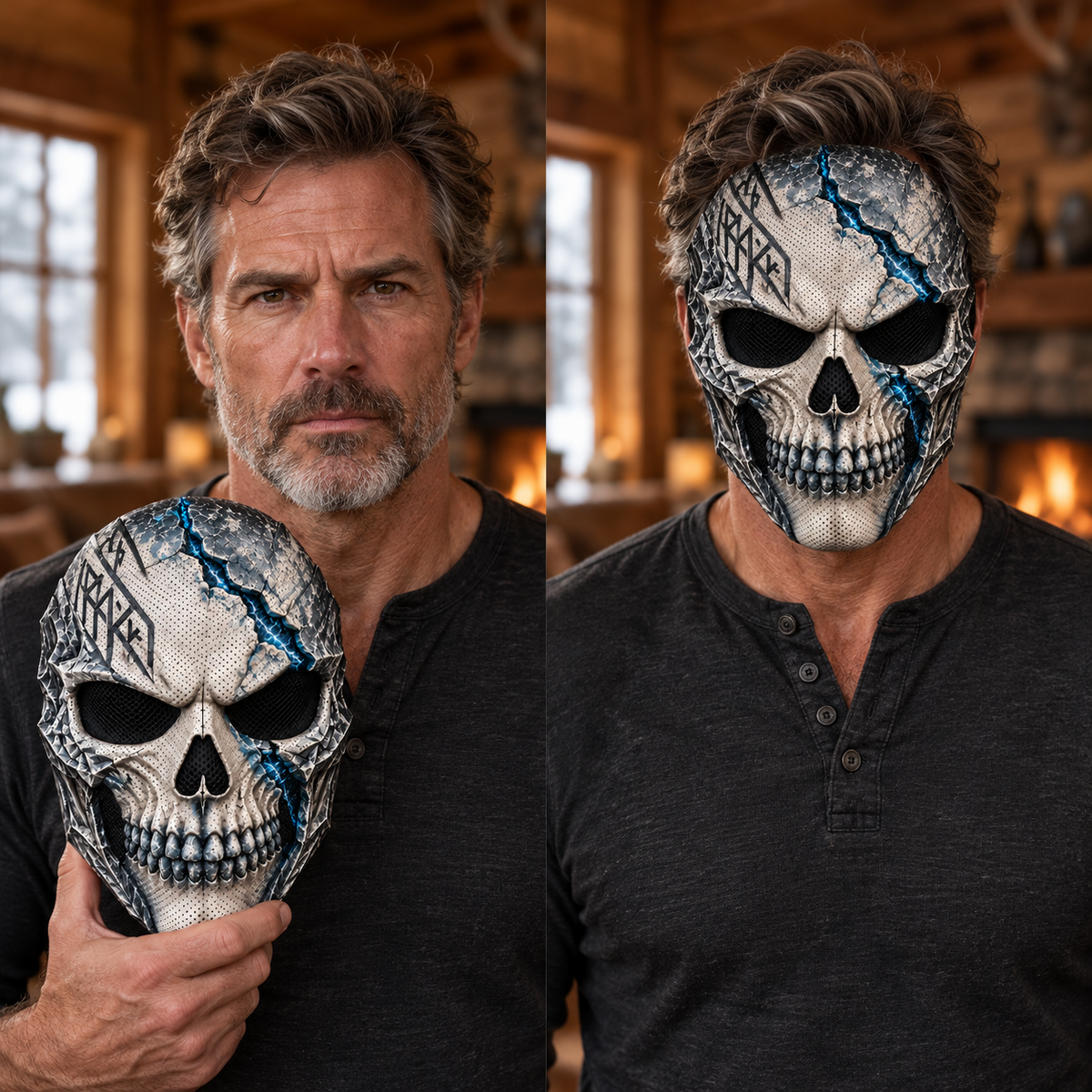 ⚔ Viking Skull Full-Face Mask – Unleash Your Inner Norse Warrior