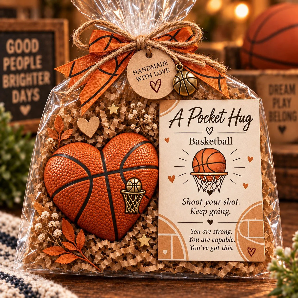 🏆 Sports Pocket Hug – Inspirational Keepsake Gift for Athletes & Sports Lovers ❤️ sports player gift