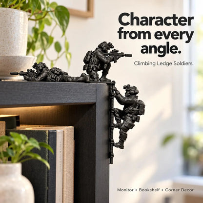 🪖Special Ops Desk Squad – Climbing Military Figurines