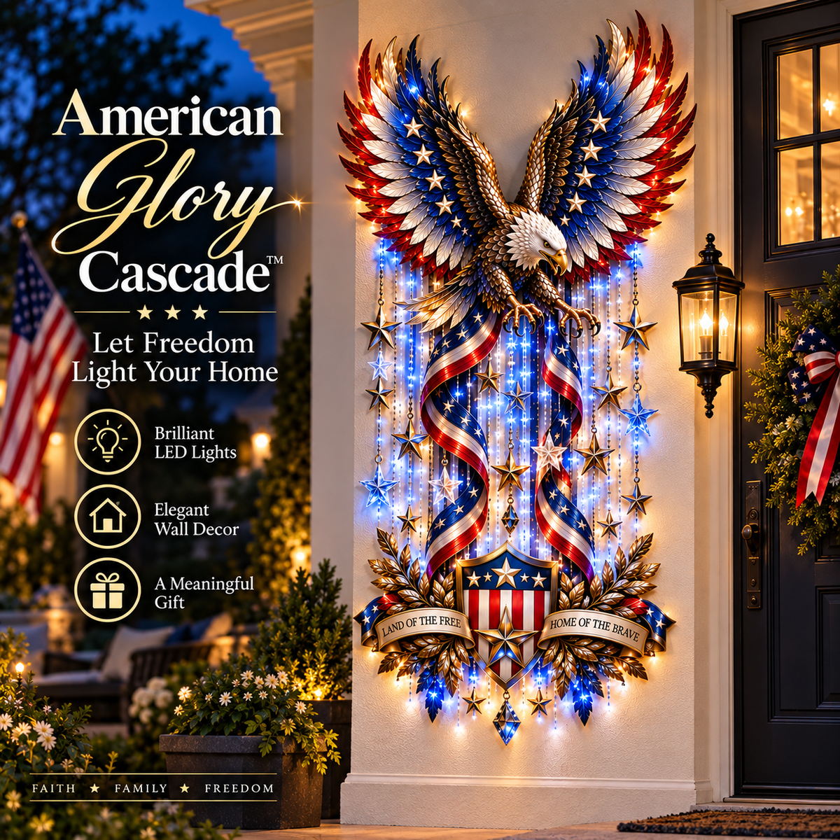 🔥American Glory Cascade-✅Easy to assemble ✅Sturdiness