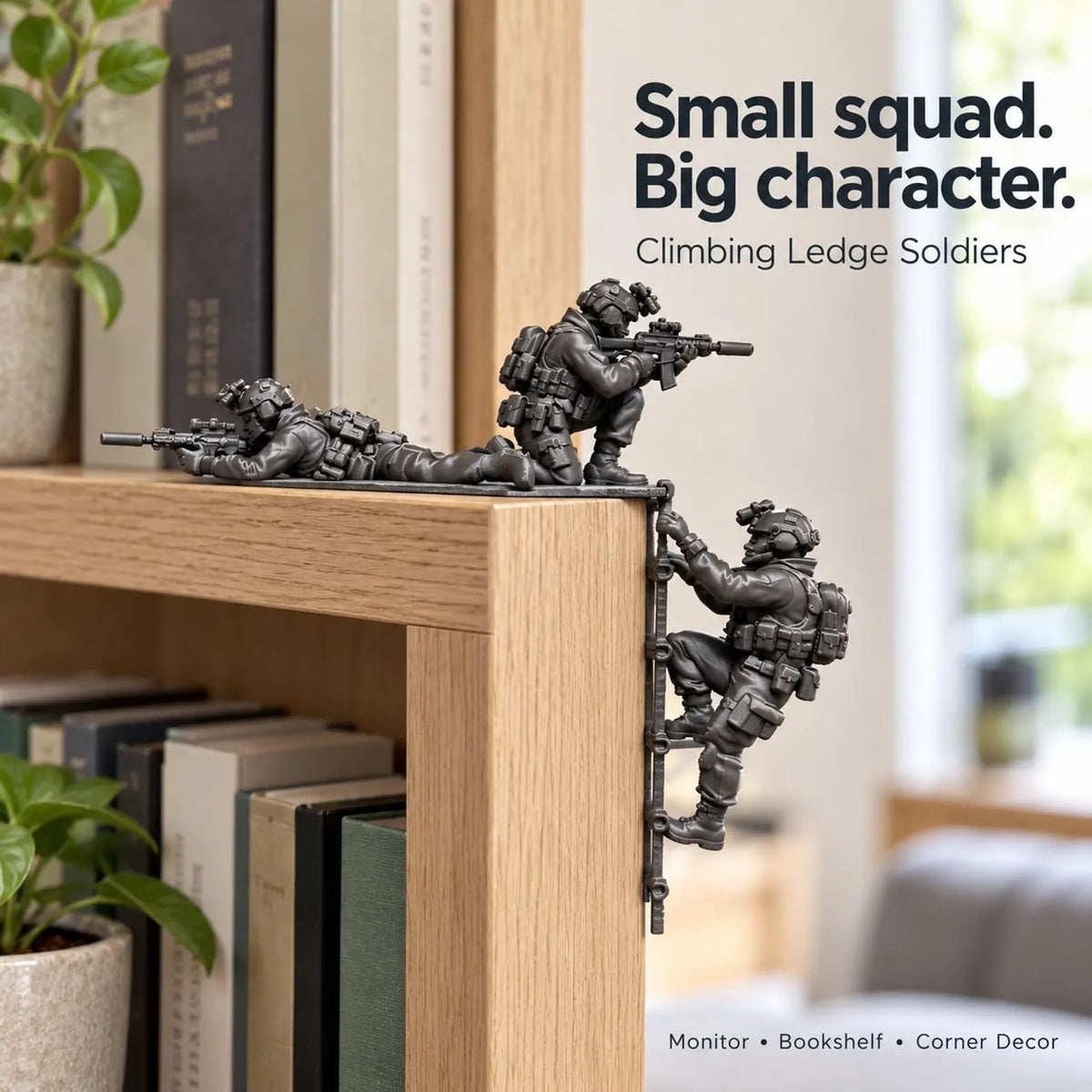 🪖Special Ops Desk Squad – Climbing Military Figurines