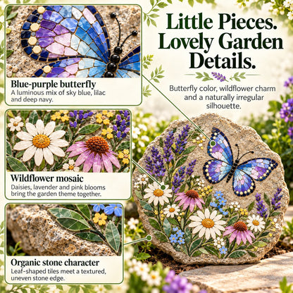 🔥Butterfly & Wildflower Mosaic Craft Kit🦋