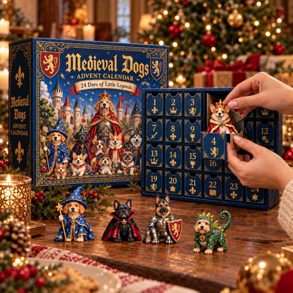 🏰Medieval Dogs Advent Calendar – 24 Days of Little Legends