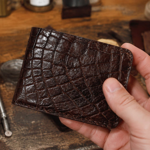 ⭐2026 USA Sale: Up to 50% OFF -🔥100% Handmade Genuine Alligator mississippiensis Wallet