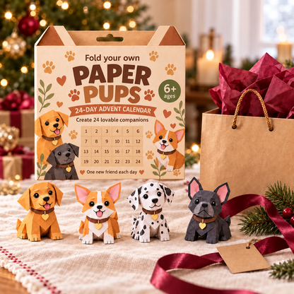 🎃3D DIY Dog Paper-💕Step-by-Step Guide Included