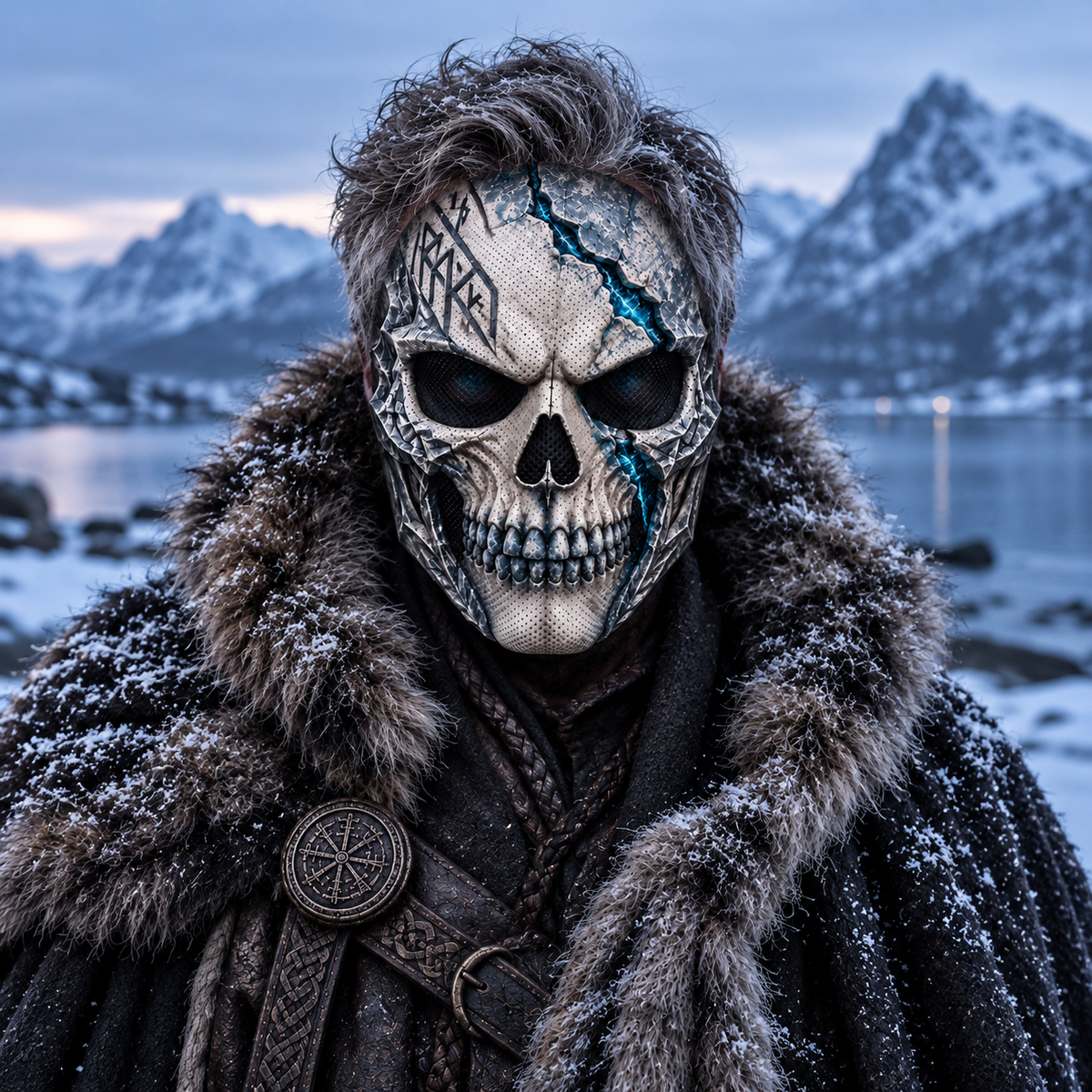 ⚔ Viking Skull Full-Face Mask – Unleash Your Inner Norse Warrior