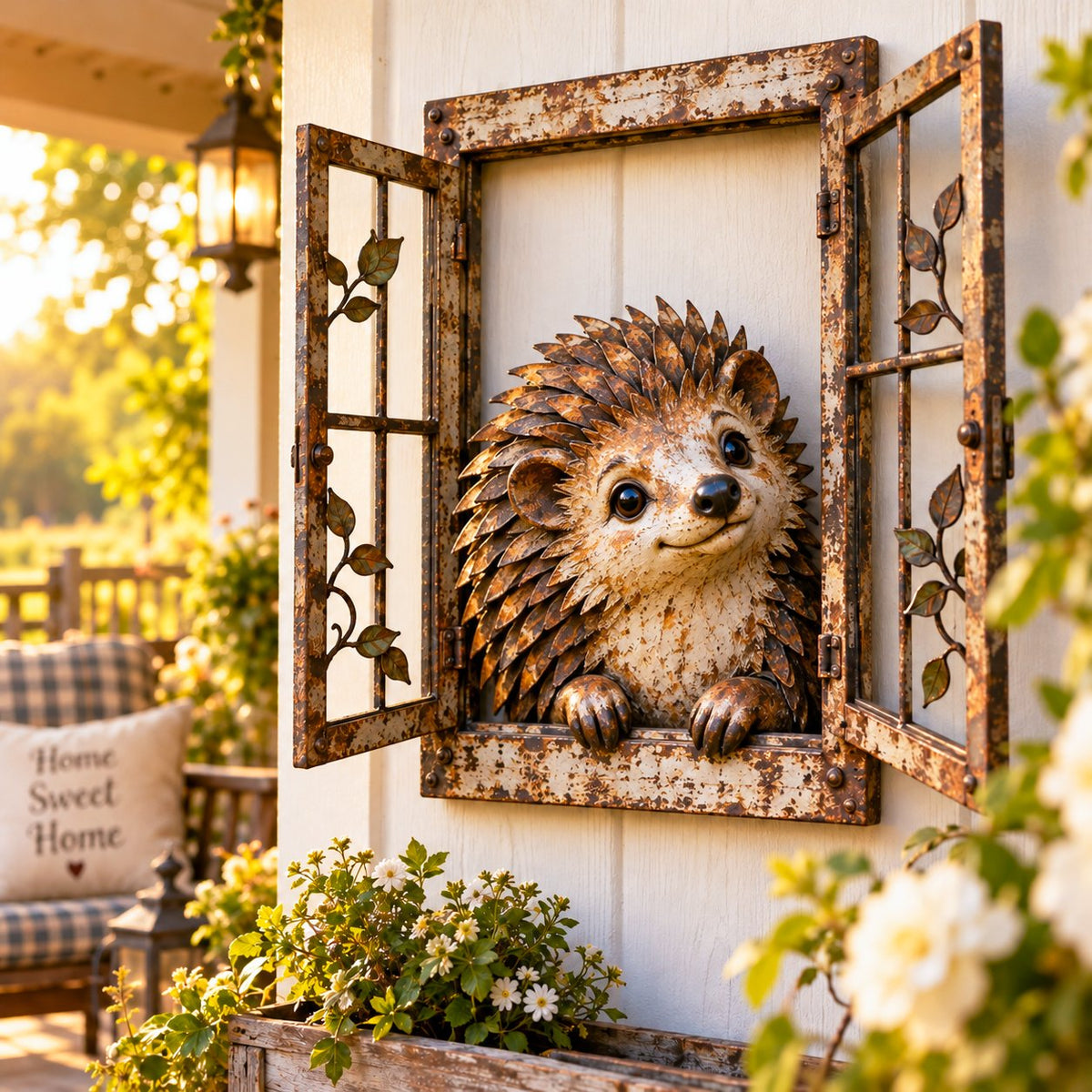 🪟Rustic Woodland Animal Window Wall Art🌿