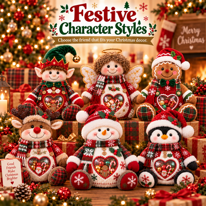 🎅 🎄 Christmas Character Refillable Treat Holder