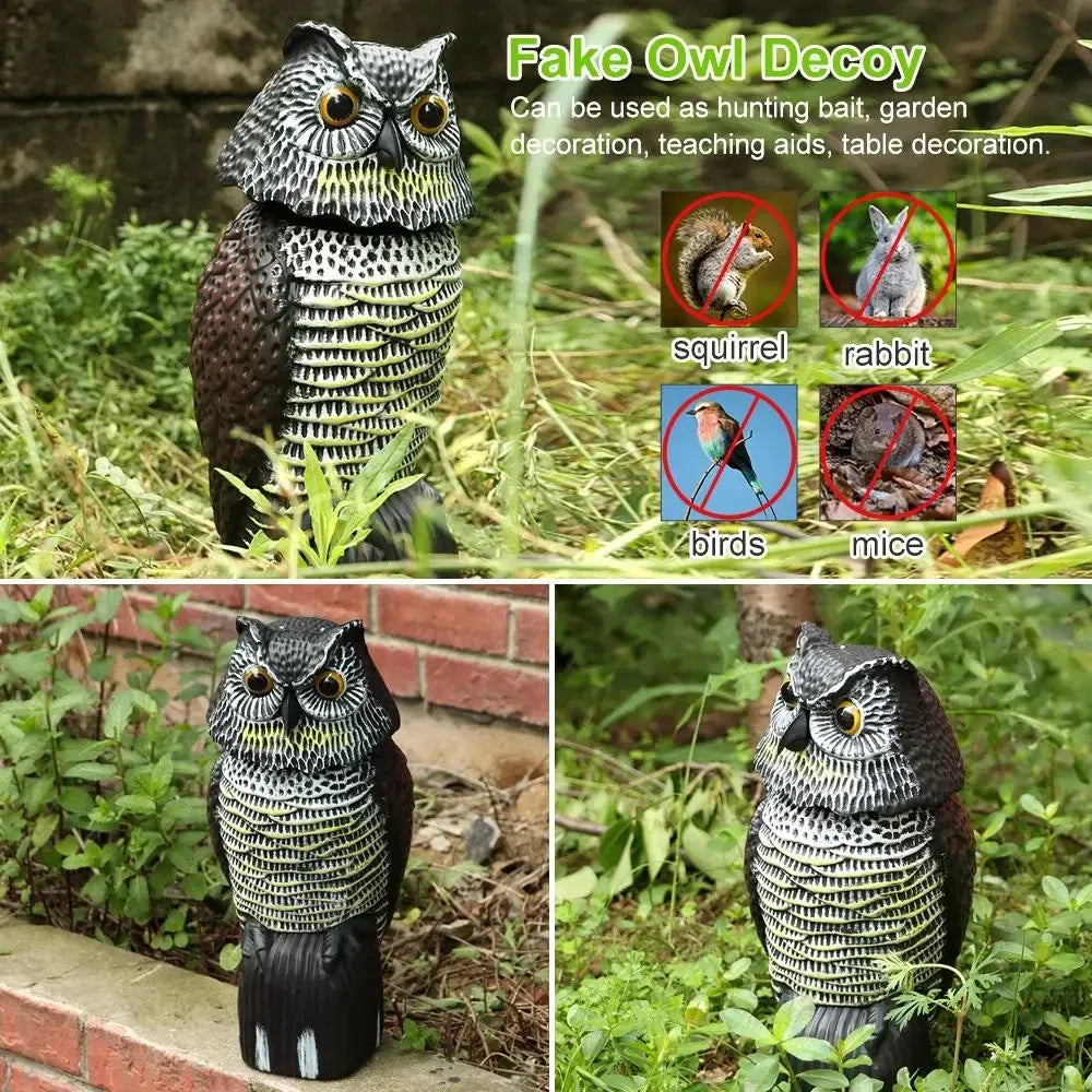 ⭐2026 USA Sale: Up to 50% OFF -Rotating Head Owl Garden Decoy