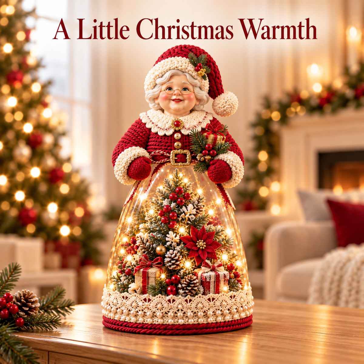 🎄 Christmas Glow – Lighted Holiday Figurine Collection