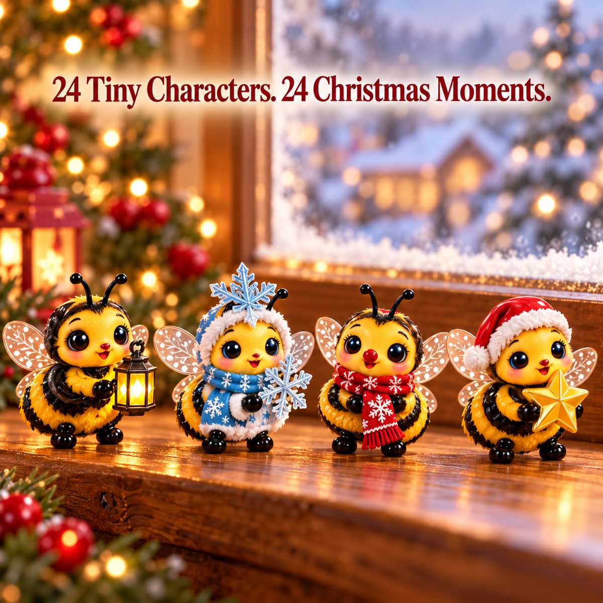 🐝 24 Days of Christmas Bees Advent Calendar – A Little Bee, A Little Joy Every Day