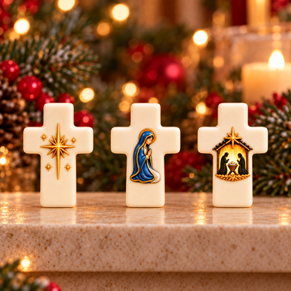 ✨✝️24 Days of Christmas Faith – Mini Cross Advent Calendar